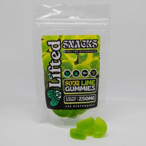 Lifted Sour Lime Gummies 250mg