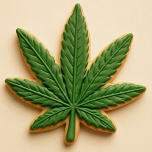 Ding Edibles Weed Leaf Cookies 160mg